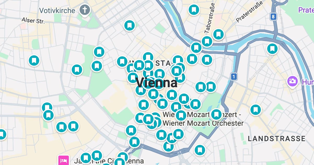 Vienna map preview