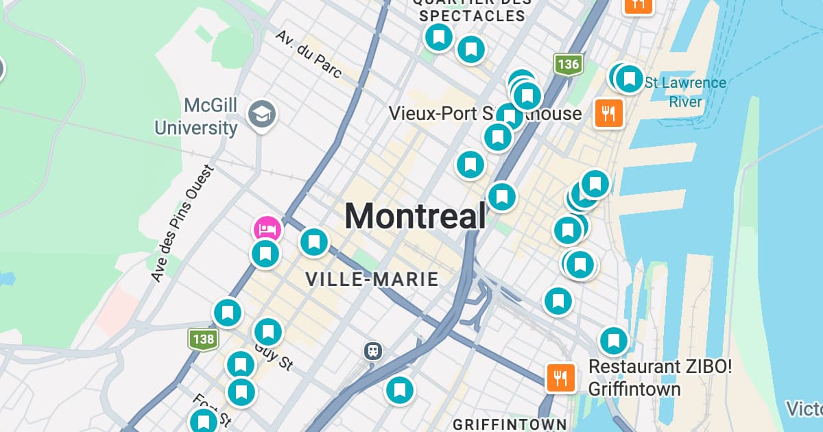 Montreal map preview