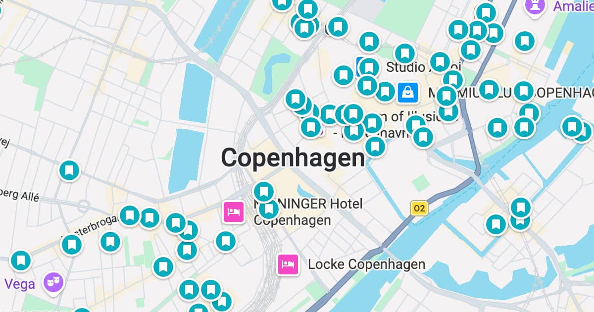 Copenhagen map preview