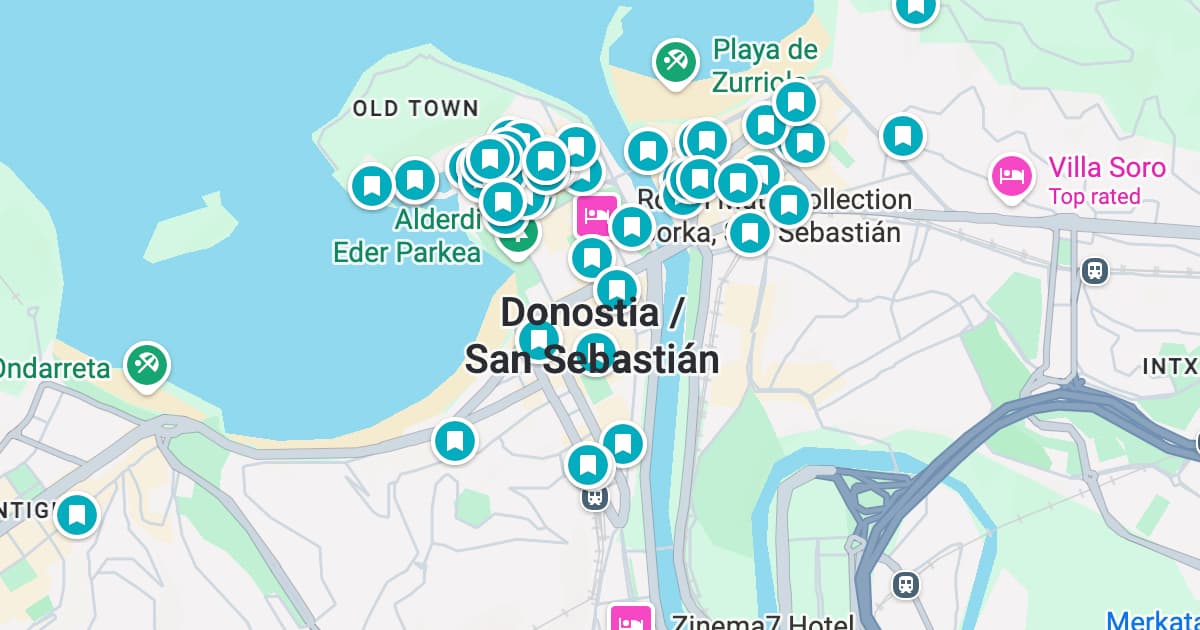 San Sebastian map preview