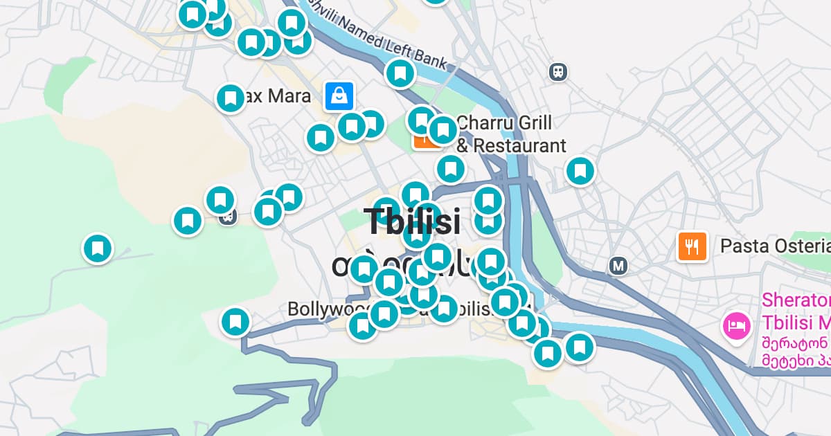 Tbilisi map preview