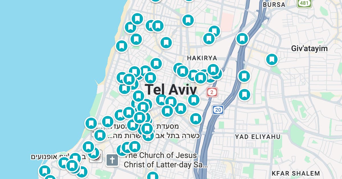 Tel Aviv map preview