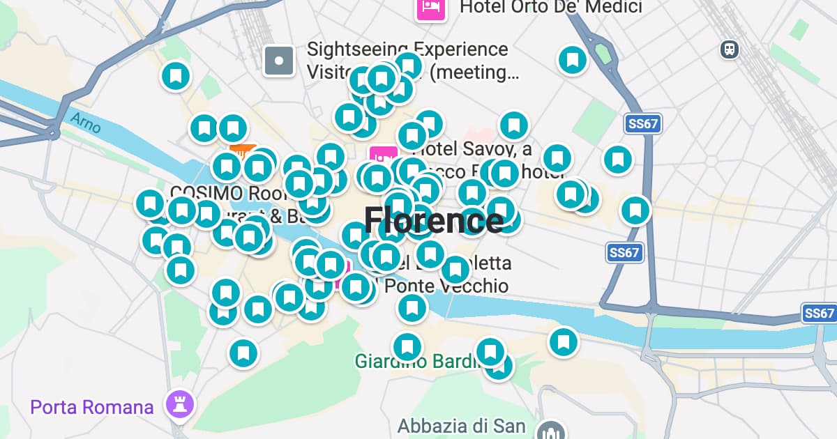 Florence map preview