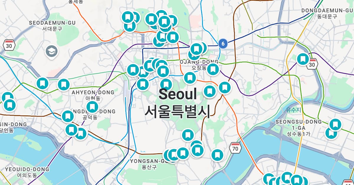 Seoul map preview