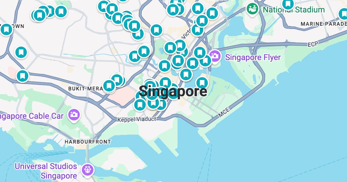 Singapore map preview