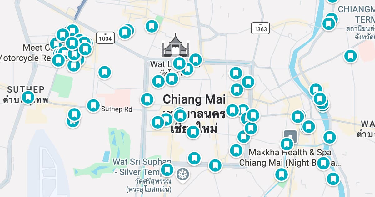 Chiang Mai map preview