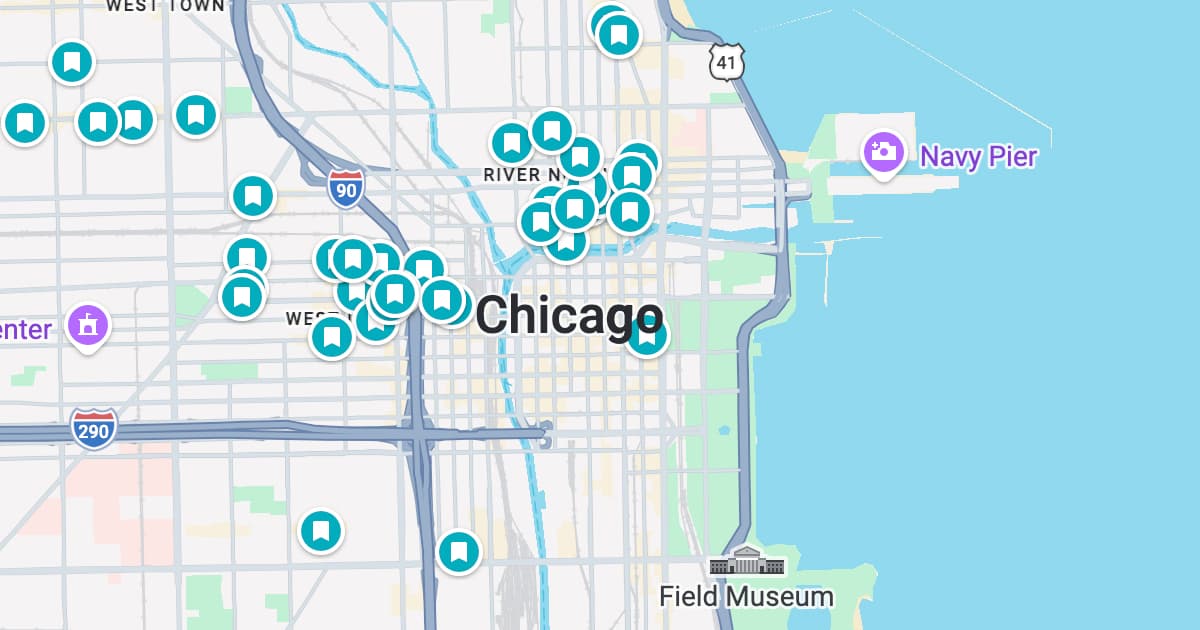 Chicago map preview