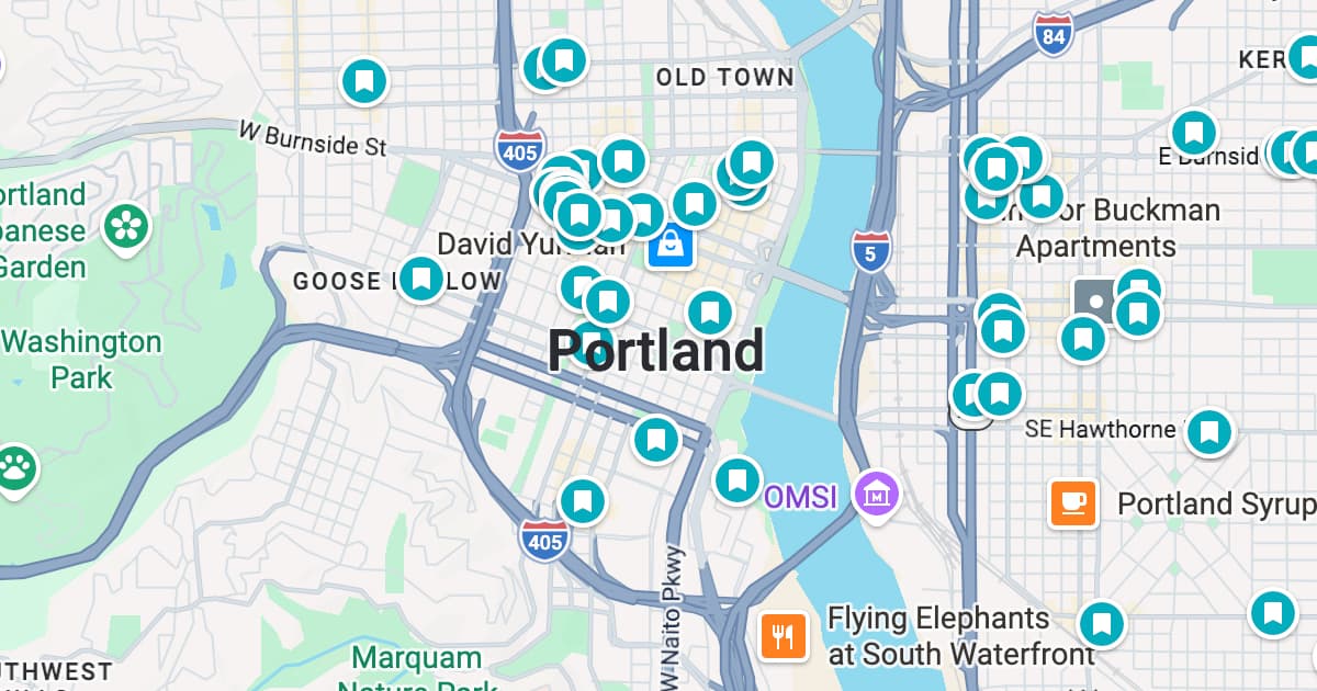 Portland map preview