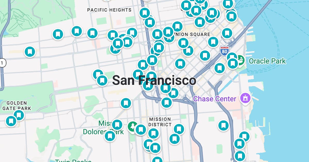 San Francisco map preview
