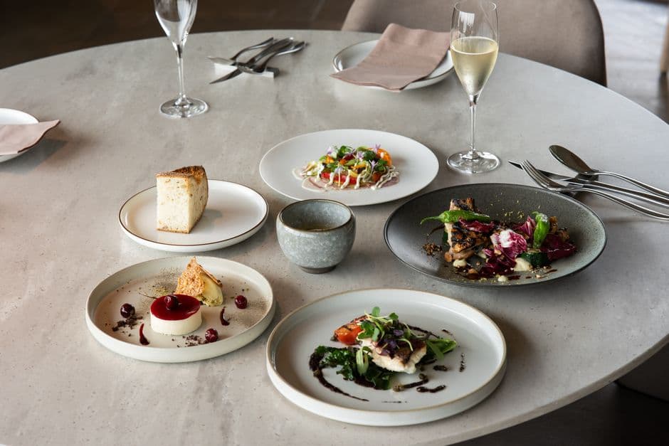 A fine dining table set in Tokyo, representing the city's Michelin-starred restaurants