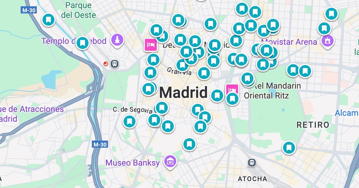 Top 100 Restaurants in Madrid